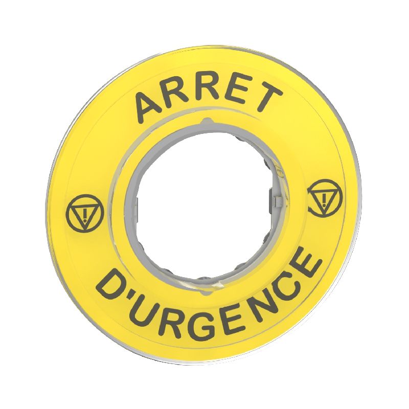 Harmony - étiquette circulaire jaune 3D - Ø60 - Ar ZBY9120