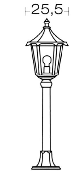 Monaco - lant.+mat ip43 ik02, blanc, e27 100w max., lampe non incl., h - 3058