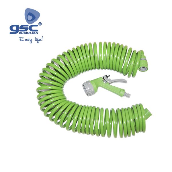 Kit de tuyau en spirale 15M avec pistolet 7 foncti | 003602045