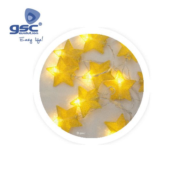 Étoiles d'or 1,5M 2xAA 2700-3000K | 005204471