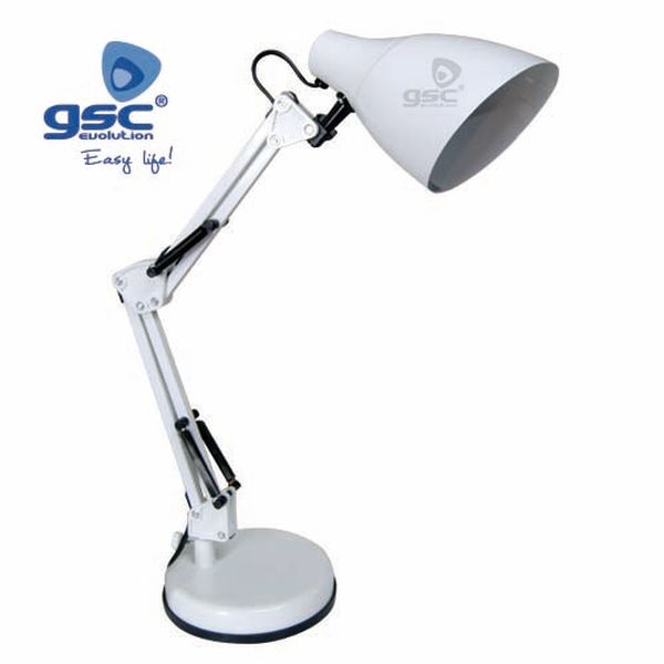 Lampe de bureau 40W 230V sans ampoule -Blanc | 001801664
