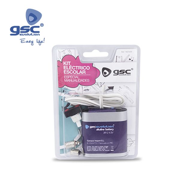 Kit électrique scolaire: douille, interrupteur, … | 001401694