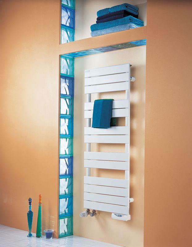 Acova - Régate MX régul. TF Blanc RAL 9016, 583W+600W , H1306 mm / L - ASX-126-050