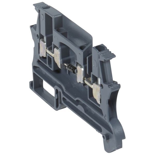 Bloc A Vis A Diode 1 Jonction 2.5Mm2 (Pa S De 5 Mm) Gris legrand 037154