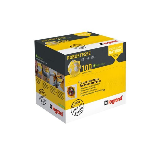 Distributeur De 100 Boîtes Ecobatibox Profondeur 40Mm legrand 080012