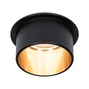 Kit ENC Gil Coin 3StepDim rd fixe LED 1x6W 2700K 230V Noir dép/doré alu