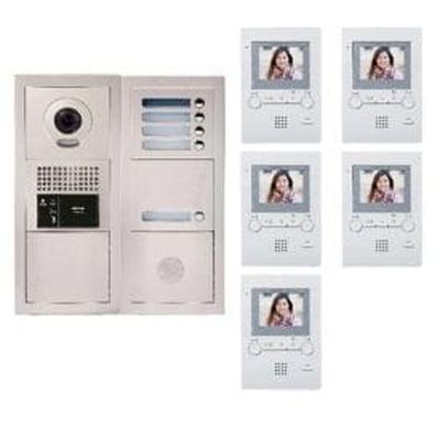 AIPHONE Pack visiophone encastré avec 5 combinés - GTBV5E