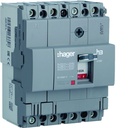 Disjoncteur Boitier Moulé h3 x160 TM F/F 4P4D In160A Icu18kA à cage HDA161L