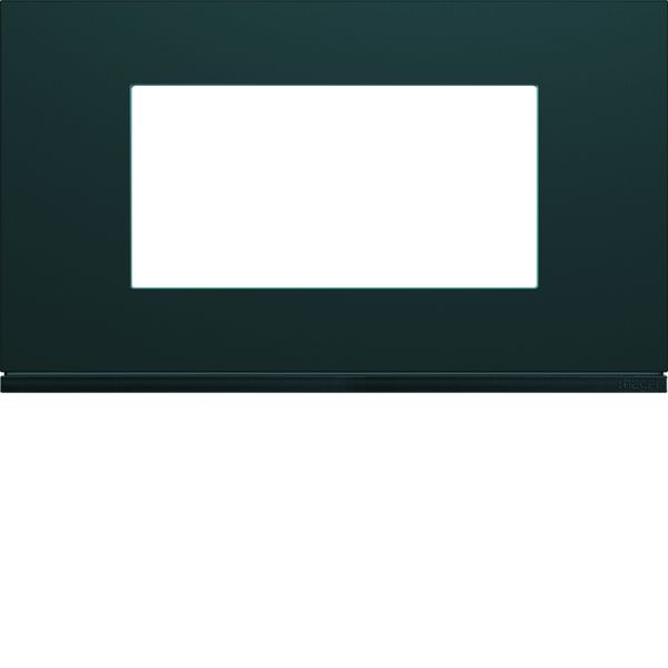 Plaque de finition Gallery 4 modules Anthracite entraxe 57 mm WXP1034