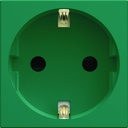 Prise de courant Gallery 2P+T Schuko Vert WXF160V