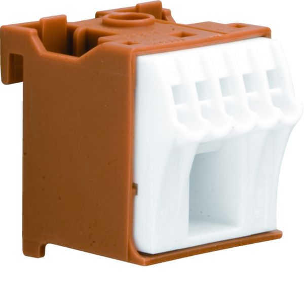 Bornier phase sanvis 5x4mm2 + 1x25mm2, 63A KN06P