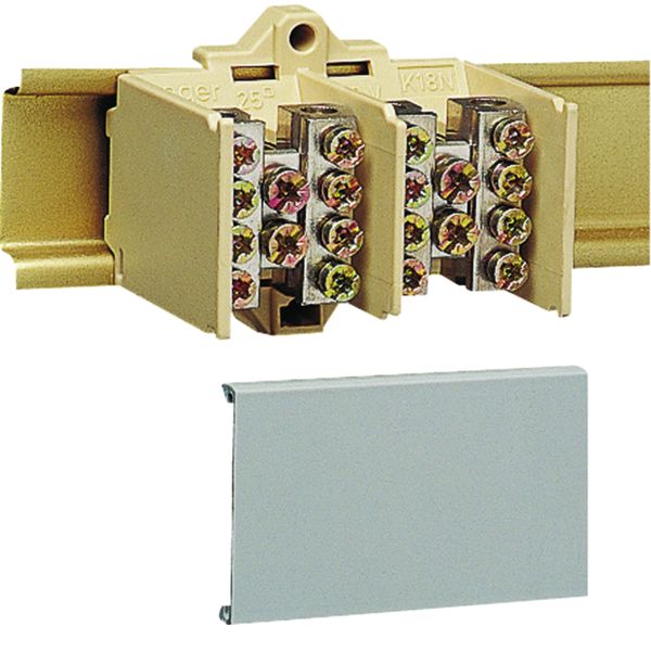 Bloc de jonction 125A 2P 2X25 + 4X16 + couvercle de protection K023