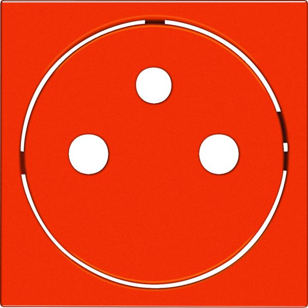 Enjoliveur Gallery prise de courant affleurante 2P+T, finition Orange WXD106E