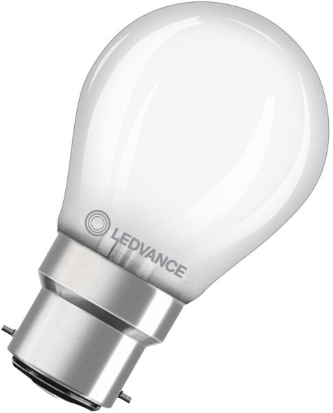 LEDV LED CLP P 3.4W 827 Dépoli B22d 470lm 2700K 300° IRC80