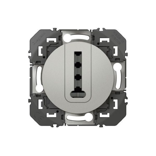 Prise Téléphone En T Dooxie Finition Alu Blister legrand 095256