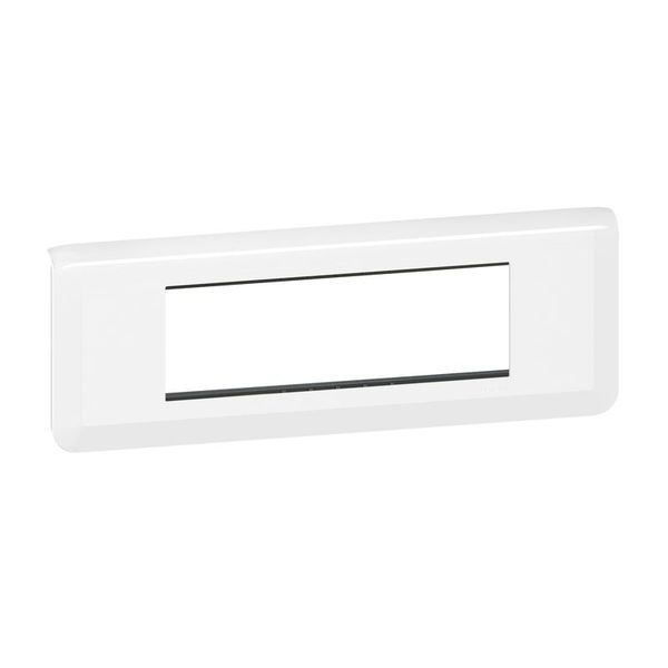 Mosaic Support + Plaque 6 Modules Montage Horizontal Blanc legrand 099478