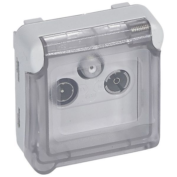 Prise Tv-R-Sat À Sorties Multiples Plexo Composable Ip55 Gri legrand 069558