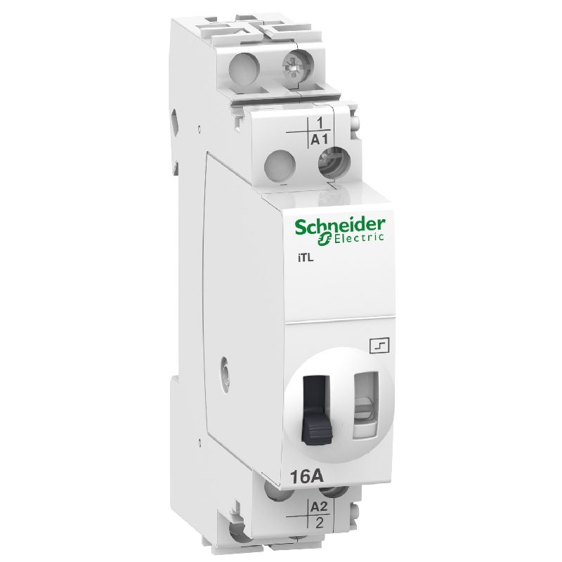 Acti9, iTL télérupteur 16A 1NO 12VCA 6VCC 50-60Hz A9C30011
