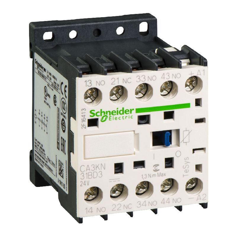 TeSys CA3K - contacteur - 3F+1O - instantané - 10A CA3KN31BD3