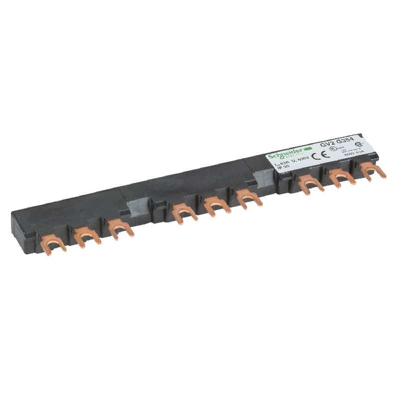 TeSys GV - jeu de barre tripolaire - 63A - 3 dériv GV2G354