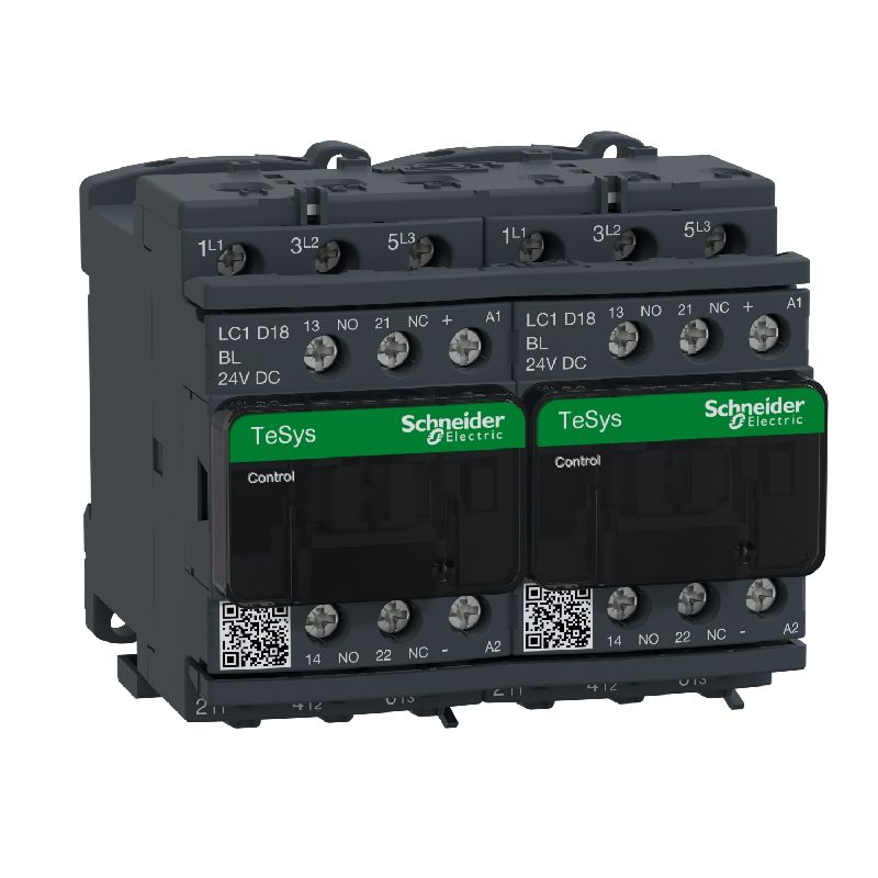 TeSys LC2D - contacteur inverseur - 3P - AC-3 440V LC2D18BL