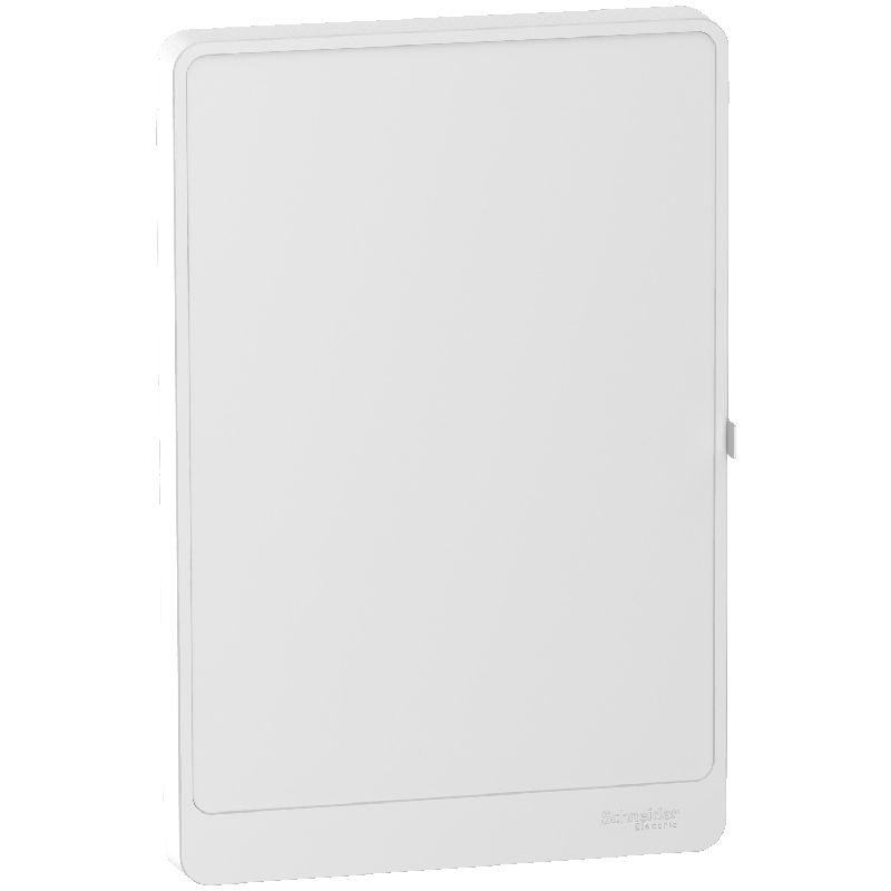 Resi9 - porte Styl blanche (RAL 9003) pour coffret R9H13423