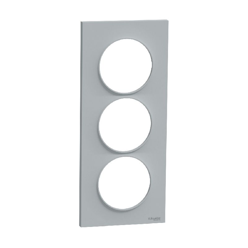 Odace Styl - plaque 3 postes - sable - entraxe 57m S520716B1