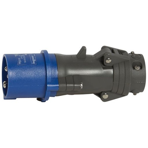 [LEG052042] Fiche Mobile Droite Hypra Ip44 16A 200V~ À 250V~ 2P+T - legrand 052042
