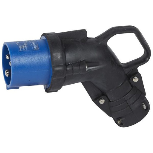 [LEG052152] Fiche Mobile Coudées Hypra Ip44 16A 200V~ À 250V~ 2P+T - legrand 052152