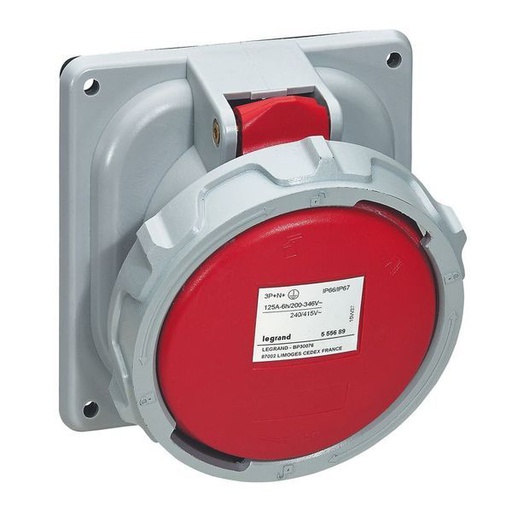 [LEG555689] Prise Fixe P17 Ip66/67 125A 380V~ À 415V~ 3P+N+T legrand 555689