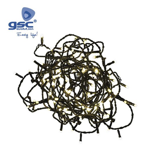 [GC005204425] Guirlande LED 3000K 10M 50LEDS 8 fonctions IP44 | 005204425