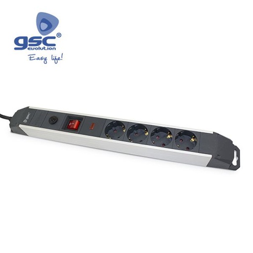 [GC000801085] Multiprises Espagnole Aluminium 4T. / Int. (3x1.5m | 000801085