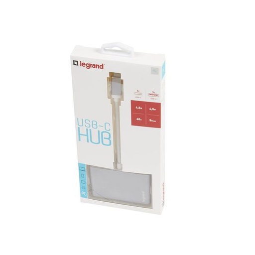 [LEG050694] Hub 3 Ports Usb Type-A + 1 Port Usb Type-C legrand 050694