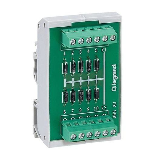 [LEG036630] Module De 10 Diodes Cathode Commune legrand 036630