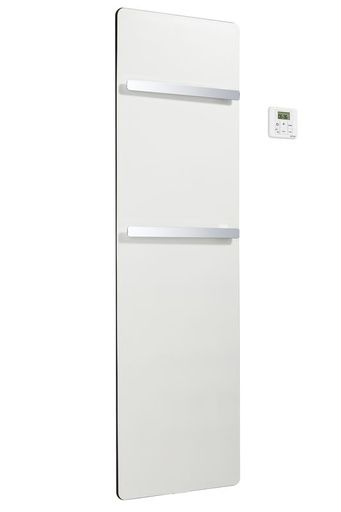 [ACOVA-TGP-190-040/GF] Acova - Plume EL commande RF, Blanc RAL 9016, 500W , H 1890 mm / L 4 - TGP-190-040/GF