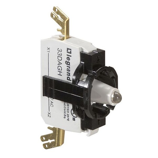 [LEG023037] Acs S/Ens 1P Bloc Led 230V Vert Faston legrand 023037
