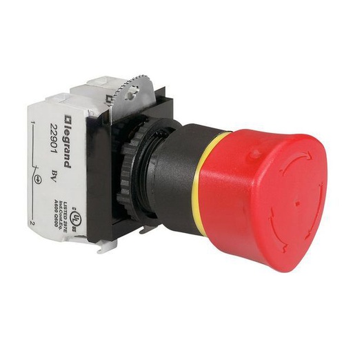 [LEG023726] Coup De Poing Accrochage Non Lum Osmoz Complet Ip69 Ø40 En 4 legrand 023726