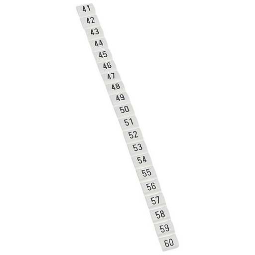 [LEG038152] Repere 41 A 60 Sur Fond Blanc Cable 0,5/1,5Mm2 legrand 038152