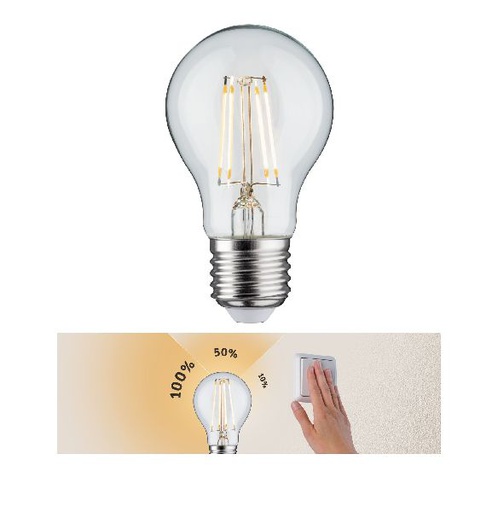 [PAU28570] LED standard 5W E27 230V gra 3niv clr