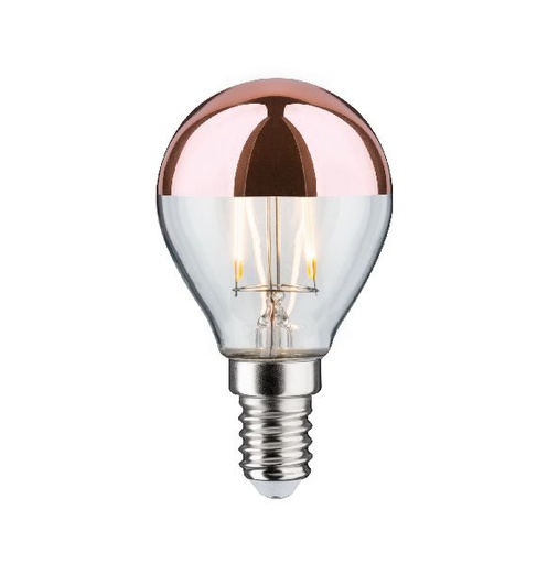 [PAU28665] LED sphérique calotte réflect 220lm E14 2700K 2,6W 230V Cuivre