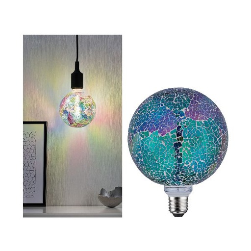 [PAU28749] LED G125 Miracle Mosaic 470lm mix grd E27 2700K 230V