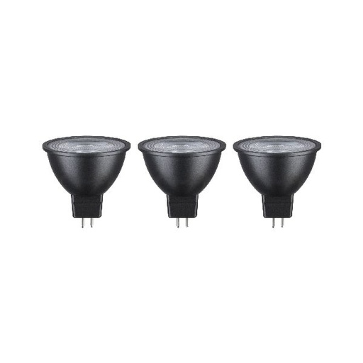 [PAU28912] LED GU5,3 x3 450lm 2700K 36° Gris 12V