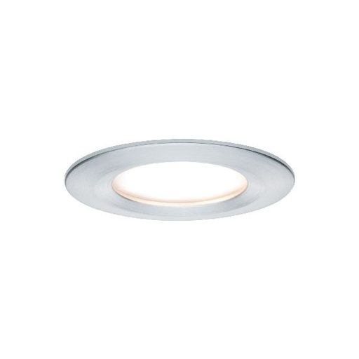[PAU93498] Kit ENC Nova Coin 3-stepdim rd fixe LED 3x6W 2700K 230V Alu tourné/Alu