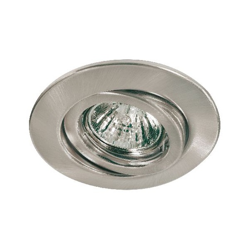 [PAU98968] Quality Encastr. orientable max.50W 12V GU5,3 51mm Acier brossé/Tôle d´acier