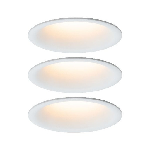 [PAU93419] Kit enc Cymbal Coin gradc non éblouis 3x6W/440lm 230V 2000-2700K blanc dép