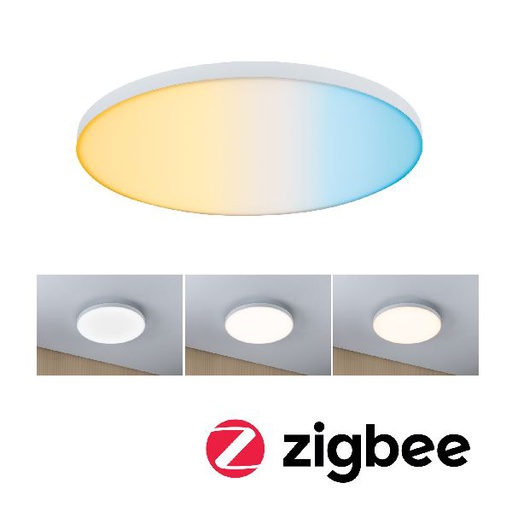[PAU79895] Panneau Velora 400mm 22W TuneW Zigbee blanc 230V Métal