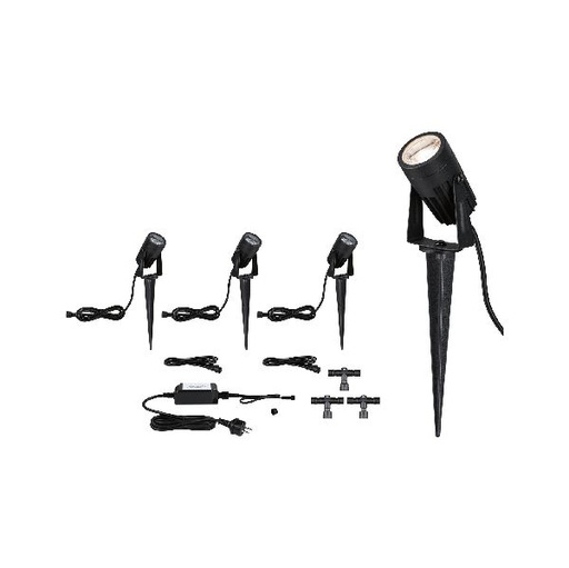 [PAU94350] Kit spot extérieur Link+Light 3x3,5W IP67 3000K 12V