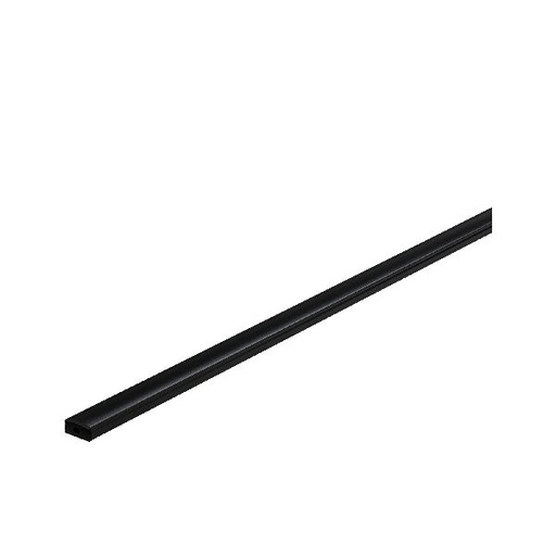 [PAU70521] Base Profilé avec diffuseur noir 2m noir anodisé/noir Alu/plastique
