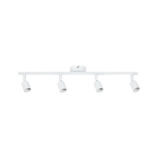 [PAU66754] Spot Carolina max 4x10W GU10 Blanc dépoli 230V Métal