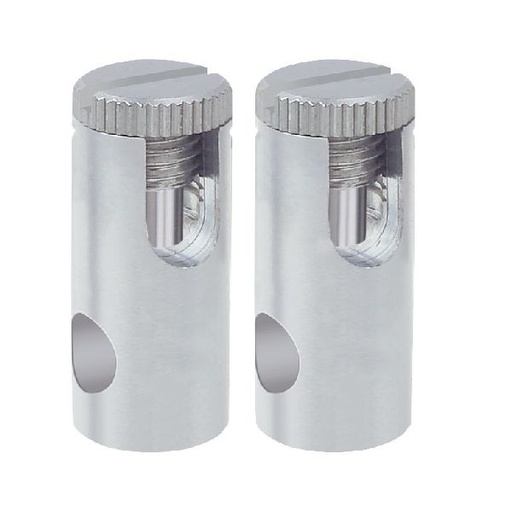 [PAU97283] Syst.Câble L&amp;E Connecteur d'alimentation 1 paire max.300W Chr mate 12V Mét